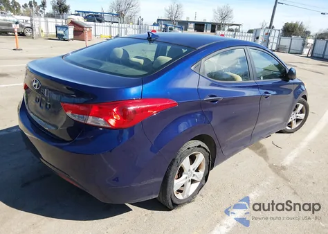 2013 Hyundai Elantra Gls z USA, uszkodzony, nr VIN 5NPDH4AE1DH311098